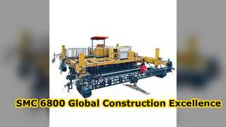 SMC 6800スリップフォームペーバーの海外建設成功